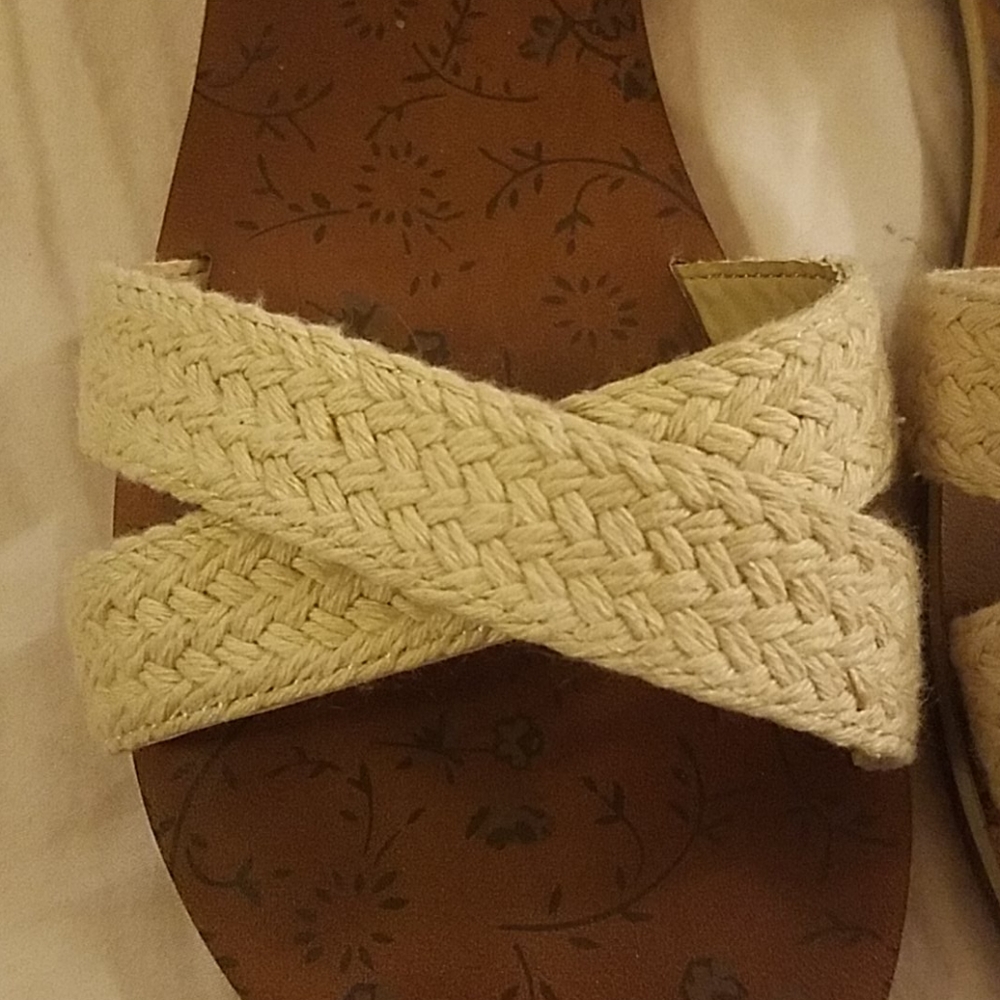 Maurices Tie Up Ankle Sandals Size 8 - Picture 2 of 10